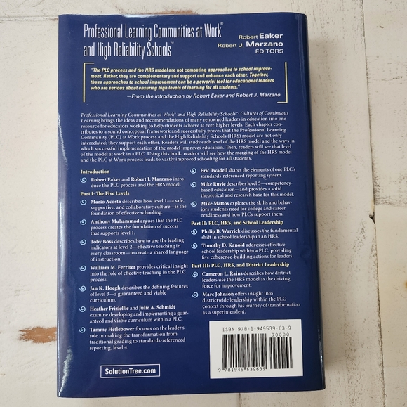 Professional Learning Communities at Work & High Reliability Schools by Marzano - Picture 3 of 7